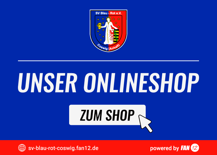 SV Blau-Rot Coswig Onlineshop