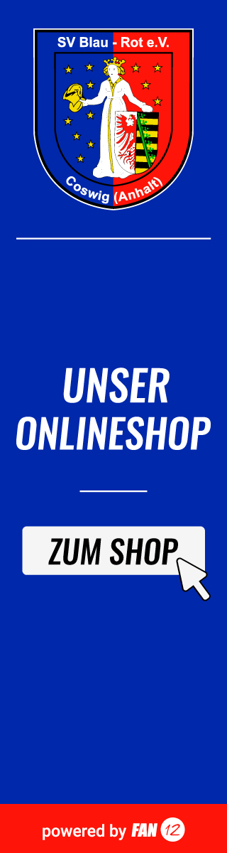 SV Blau-Rot Coswig  Onlineshop