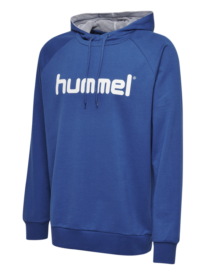 Hummel Cotton Hoodie | Go Coswig SV Logo Blau-Rot