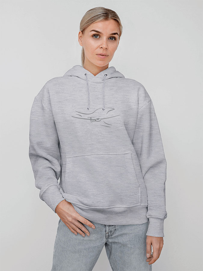 Hoodie All Grey Unisex