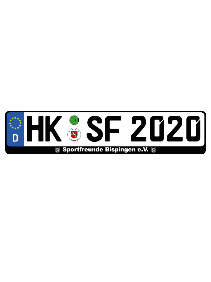 Kennzeichenhalter Kalden (2er Set)