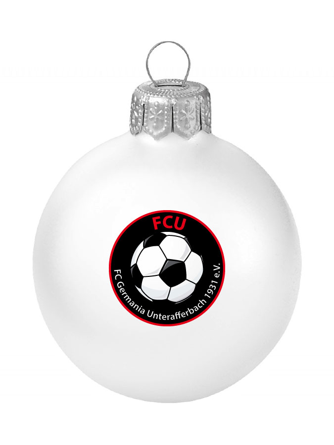 Weihnachtskugel Logo 8cm