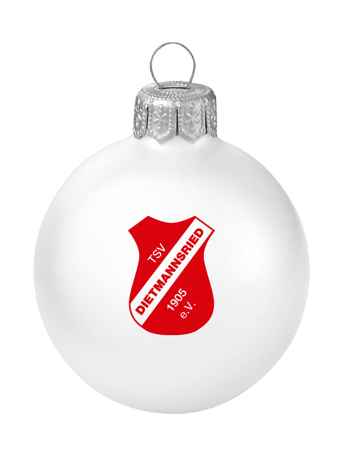 Weihnachtskugel Logo 8cm
