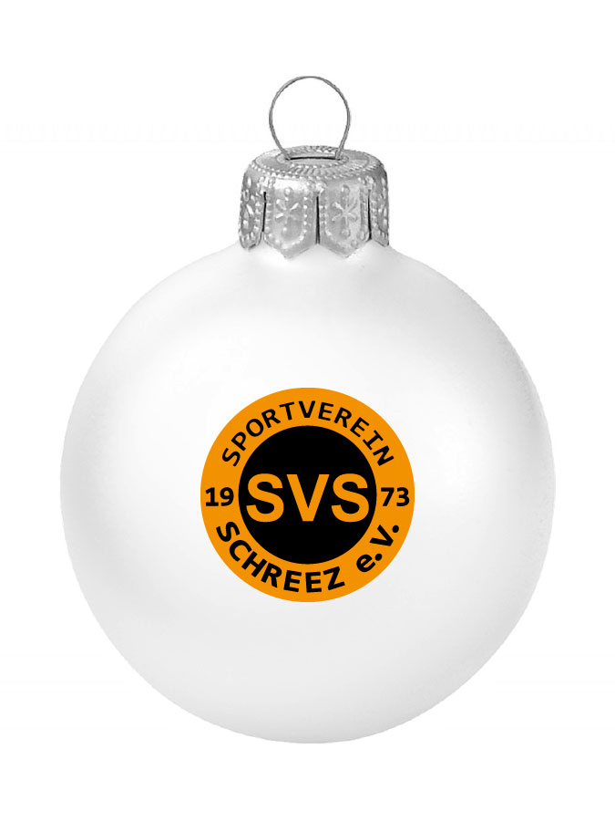 Weihnachtskugel Logo 8cm