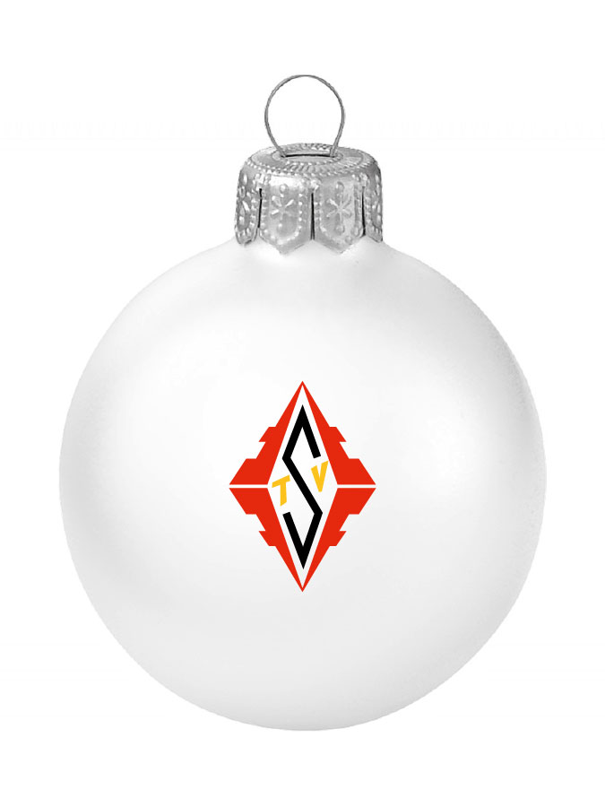 Weihnachtskugel Logo 8cm