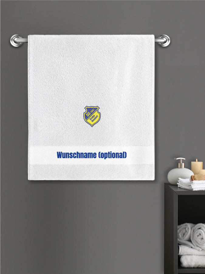 Badehandtuch Team Sticklogo