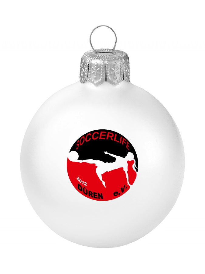 Weihnachtskugel Logo 8cm