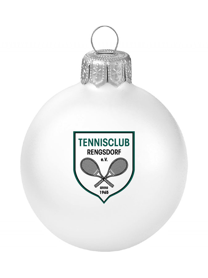 Weihnachtskugel Logo 8cm