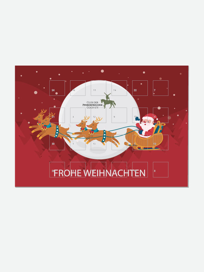 Adventskalender Schokolade