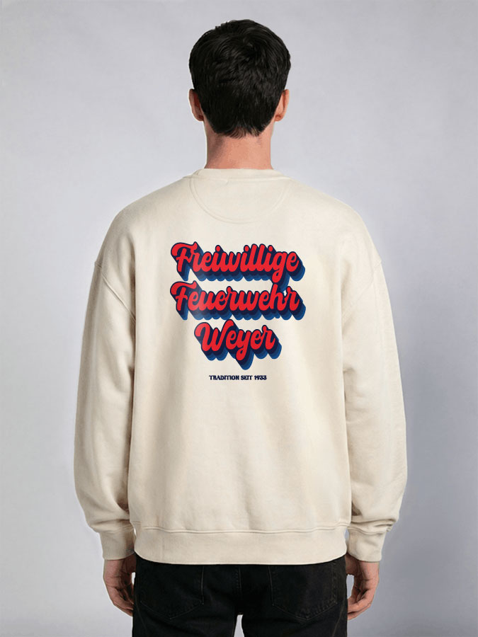 Oversized Sweater Vintage Herren
