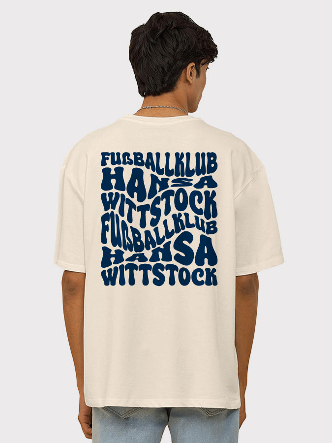 Oversized Shirt Wavy Herren