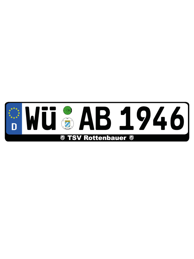 Kennzeichenhalter Kalden (2er Set)