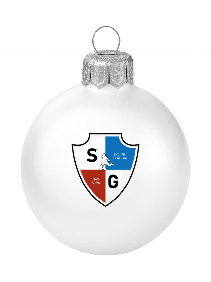 Weihnachtskugel Logo 8cm