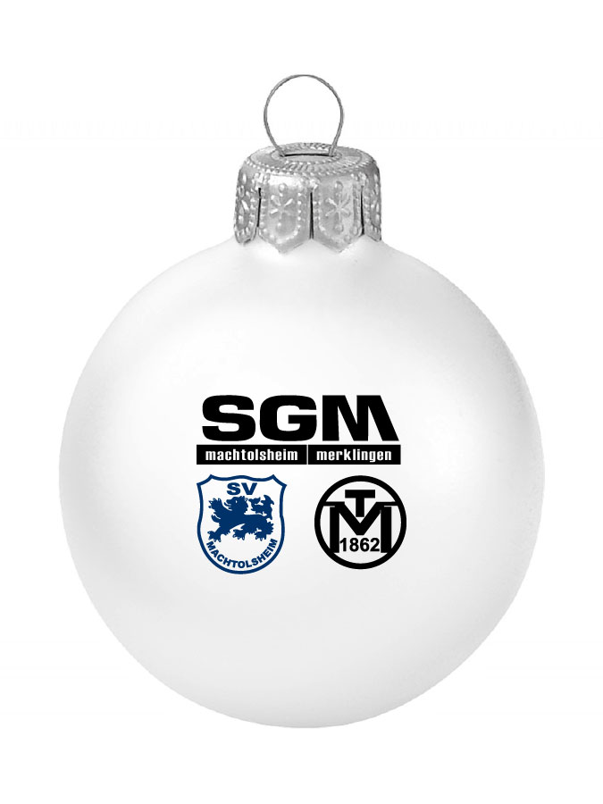 Weihnachtskugel Logo 8cm