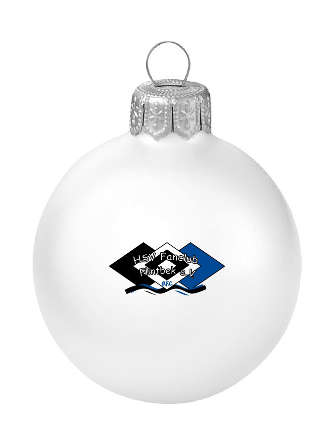 Weihnachtskugel Logo 8cm