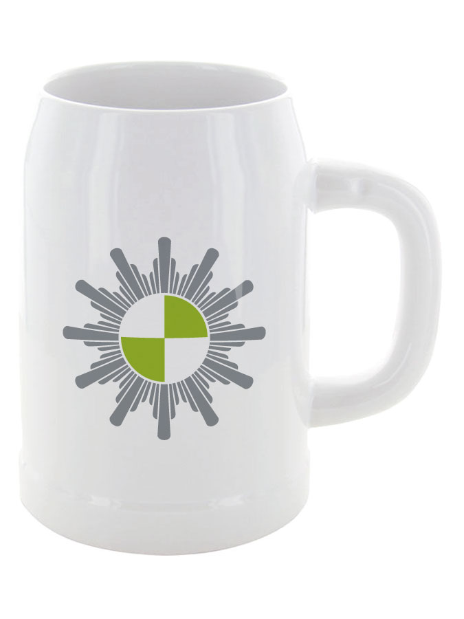 Bierkrug 0,5l Logo