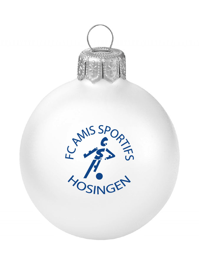 Weihnachtskugel Logo 8cm