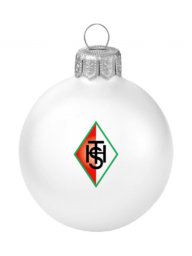 Weihnachtskugel Logo 8cm