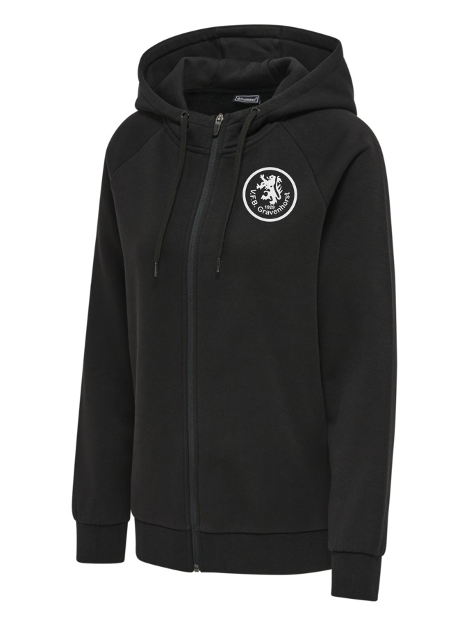 Hummel Red Classic Zip Hoodie Damen