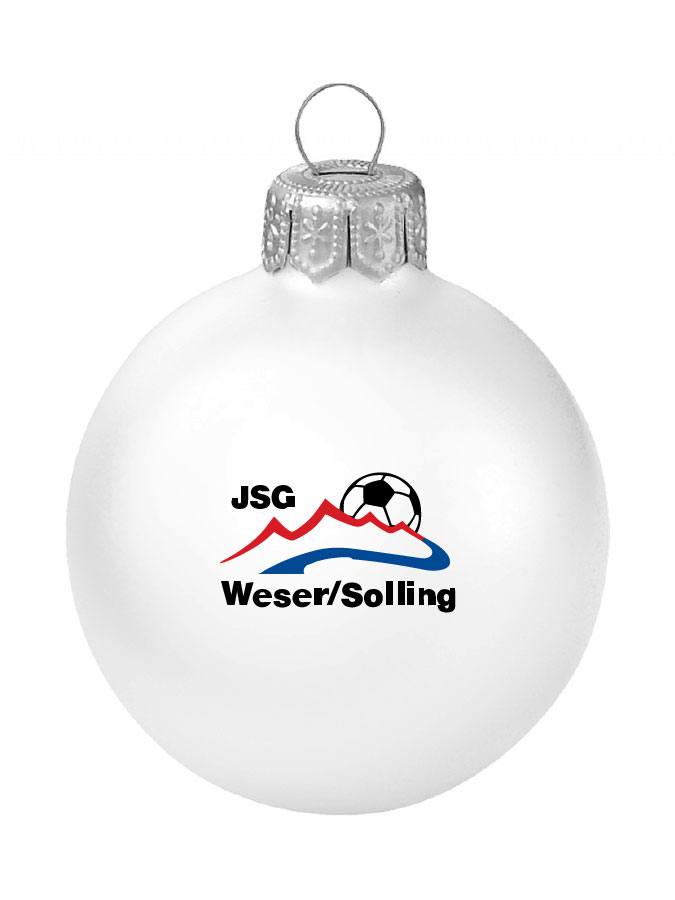 Weihnachtskugel Logo 8cm