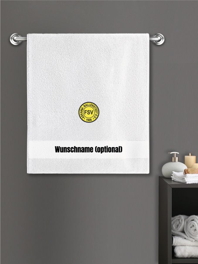 Badehandtuch Team Sticklogo