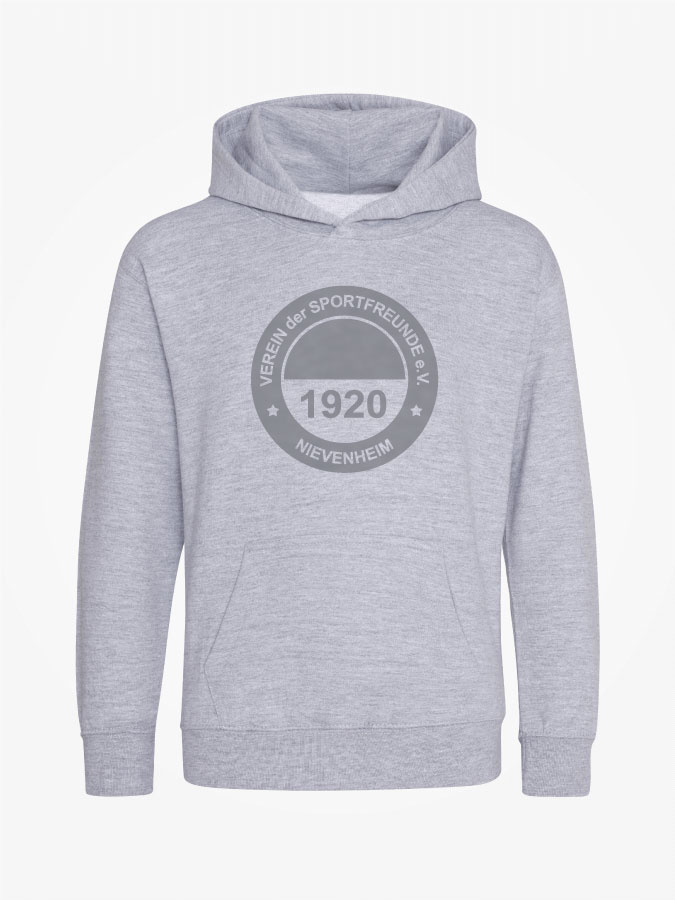 Hoodie All Grey Kids Unisex