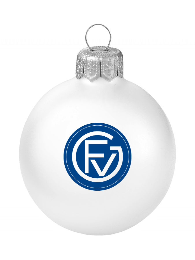 Weihnachtskugel Logo 8cm