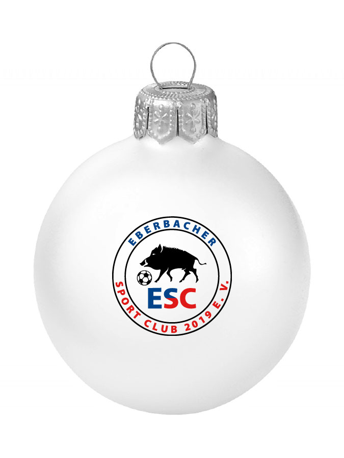 Weihnachtskugel Logo 8cm