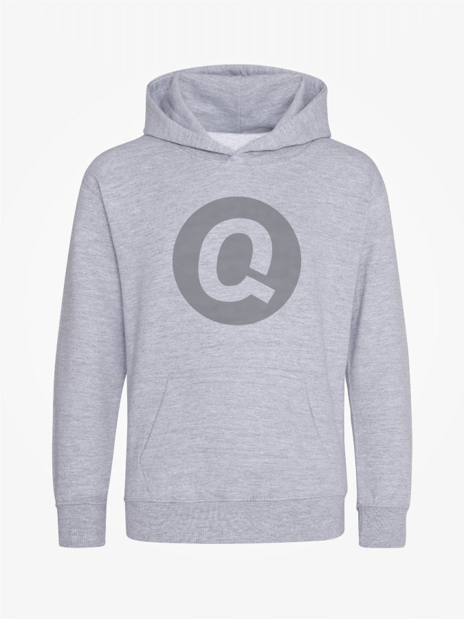 Hoodie All Grey Kids Unisex