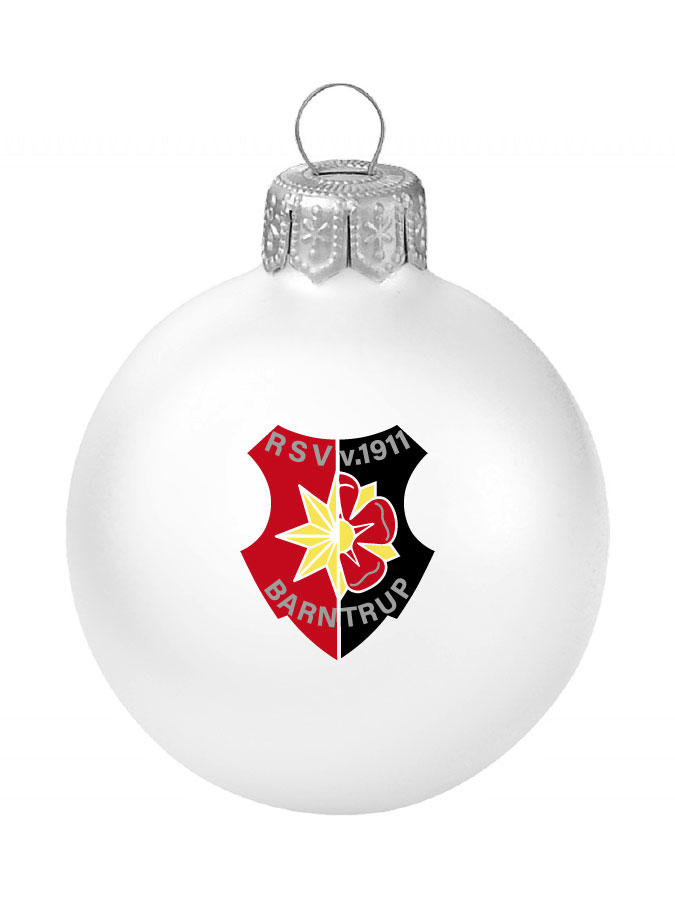 Weihnachtskugel Logo 8cm