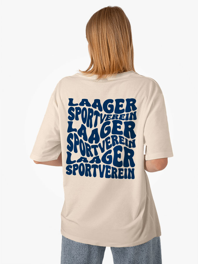 Oversized Shirt Wavy Damen
