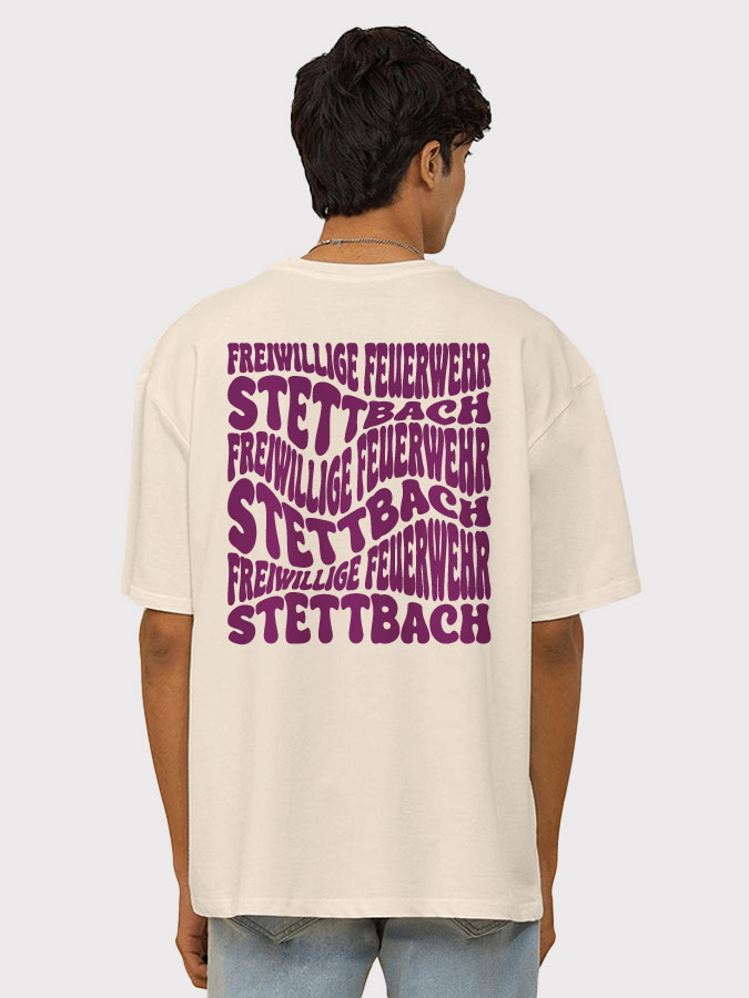 T-Shirt Oversized Wavy Herren
