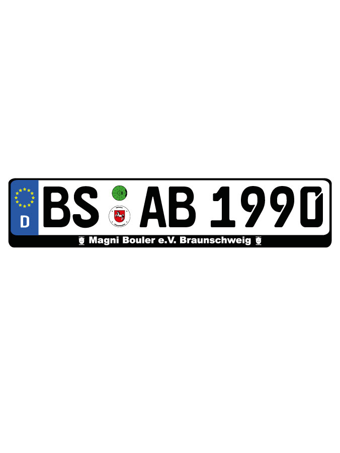 Kennzeichenhalter Kalden (2er Set)