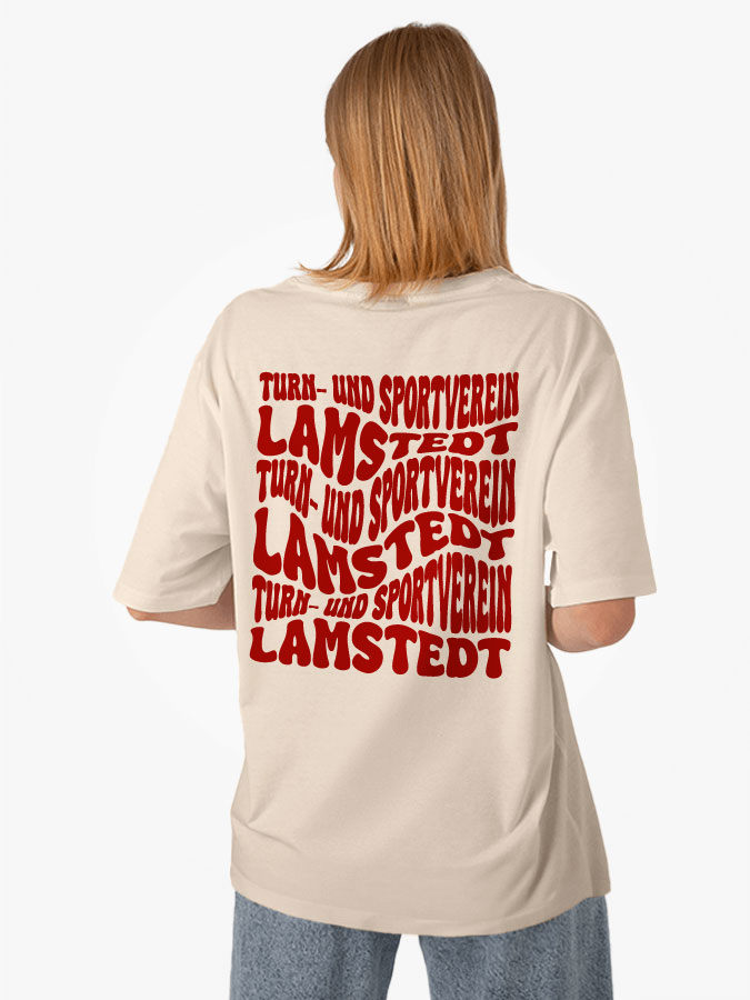 Oversized Shirt Wavy Damen