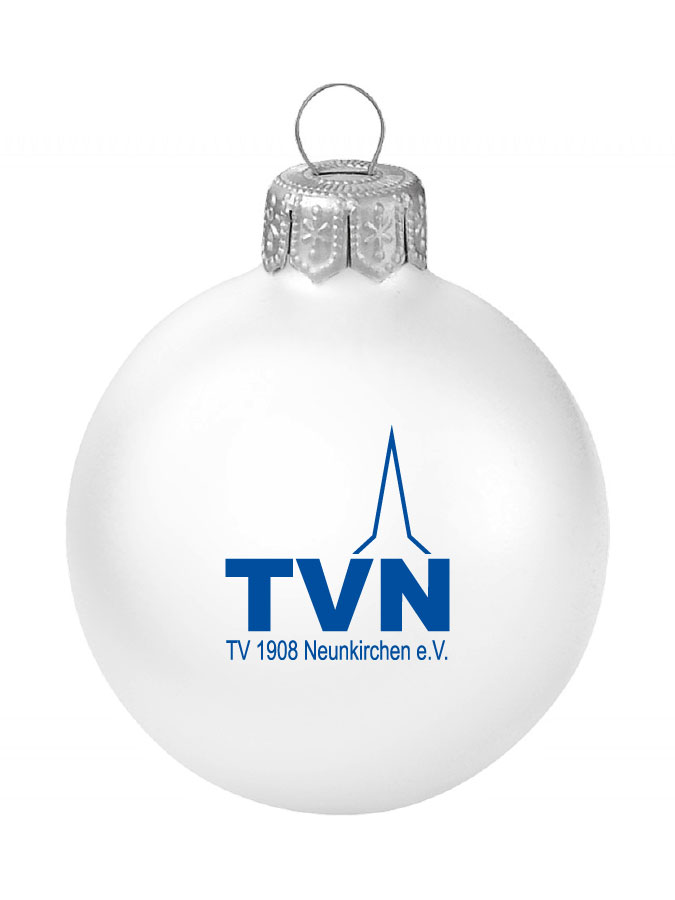 Weihnachtskugel Logo 8cm