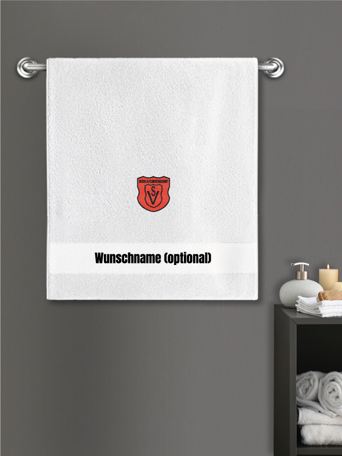 Badehandtuch Team Sticklogo