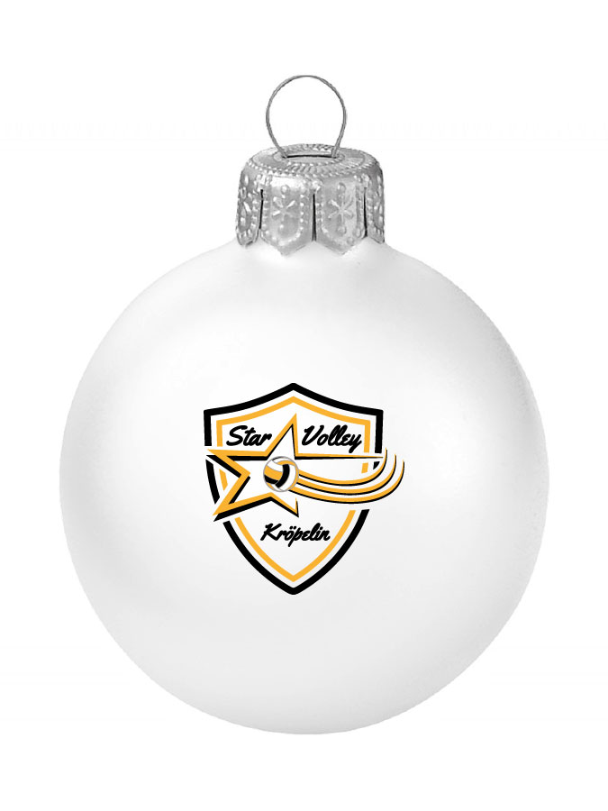 Weihnachtskugel Logo 8cm