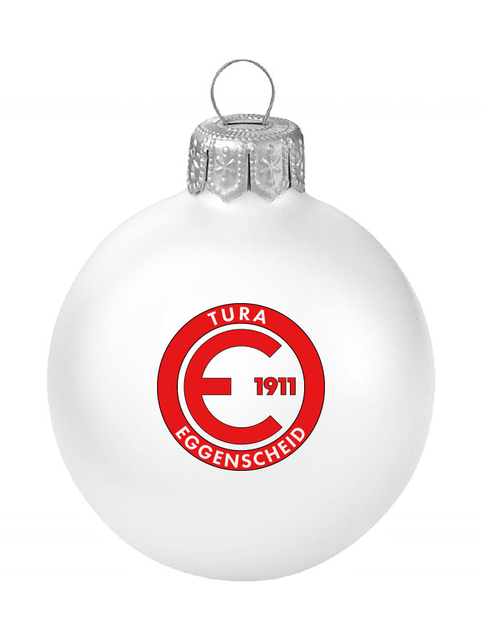 Weihnachtskugel Logo 8cm