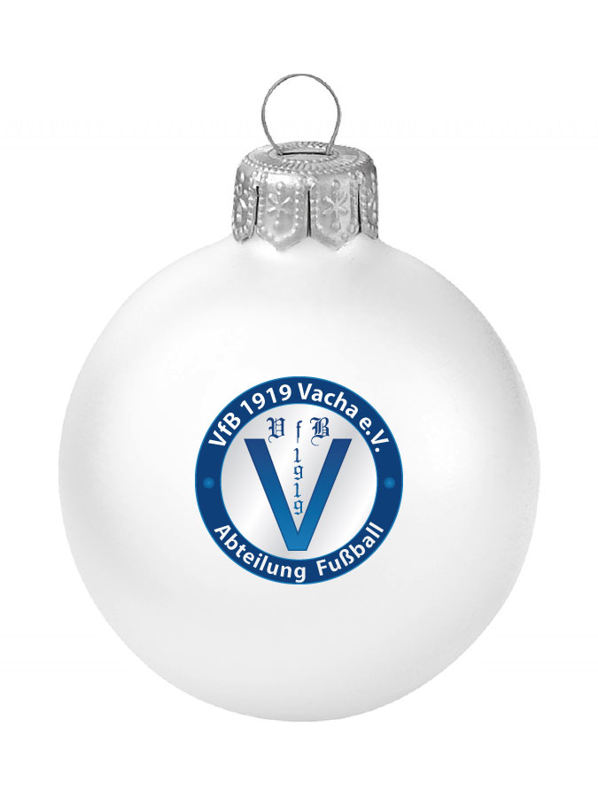 Weihnachtskugel Logo 8cm