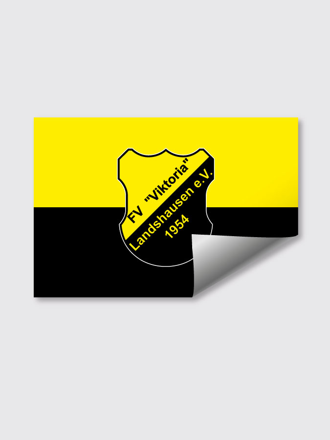 Aufkleber DIN A7 Logo
