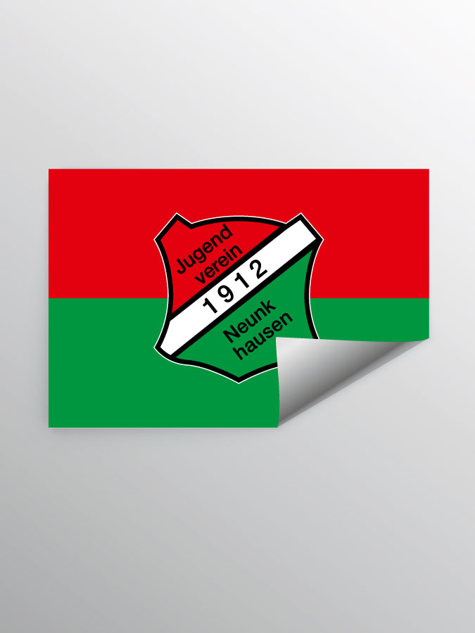 Aufkleber DIN A7 Logo