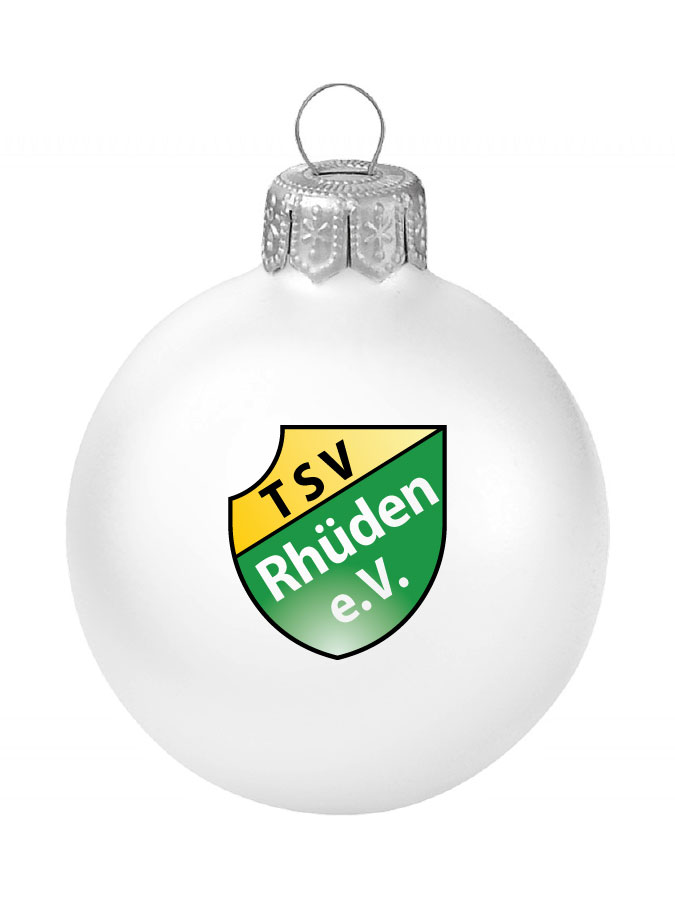 Weihnachtskugel Logo 8cm