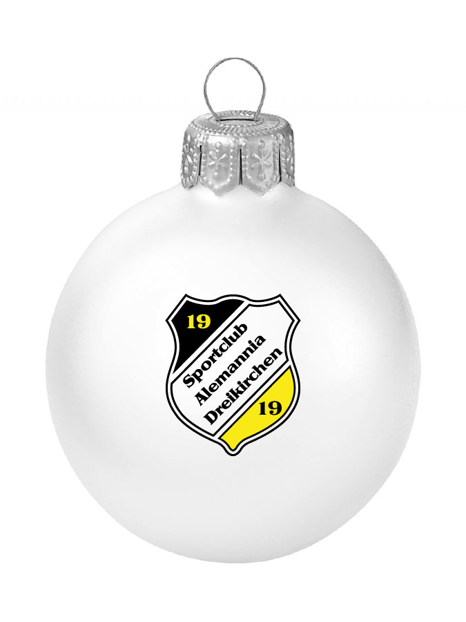 Weihnachtskugel Logo 8cm