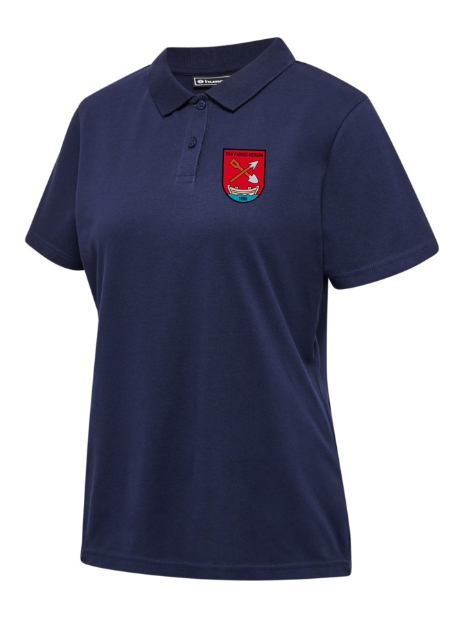 Hummel Red Stretch Polo Damen