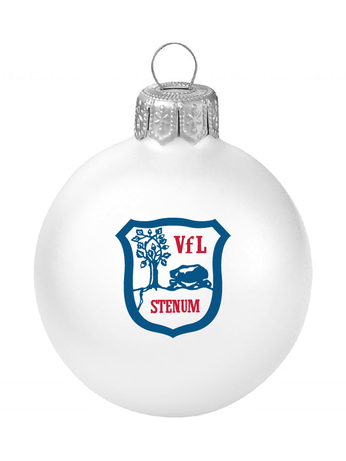 Weihnachtskugel Logo 8cm