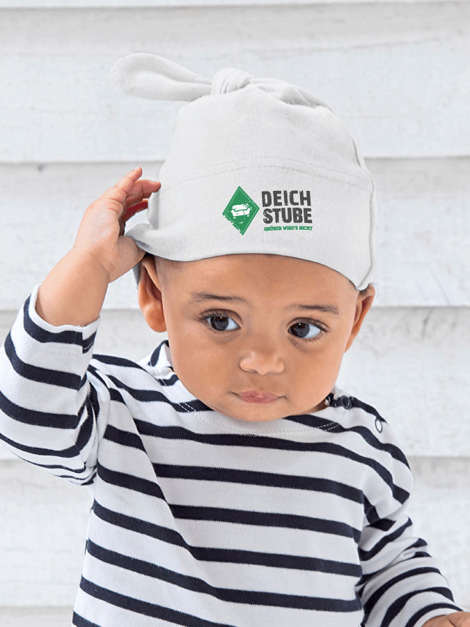 Babymütze Logo