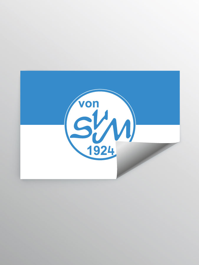 Aufkleber DIN A7 Logo