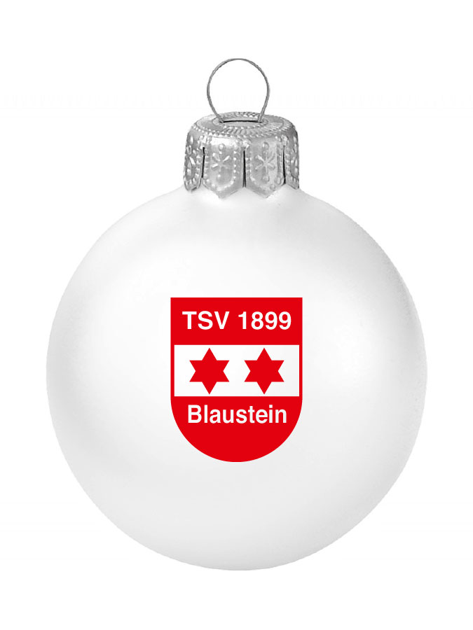 Weihnachtskugel Logo 8cm