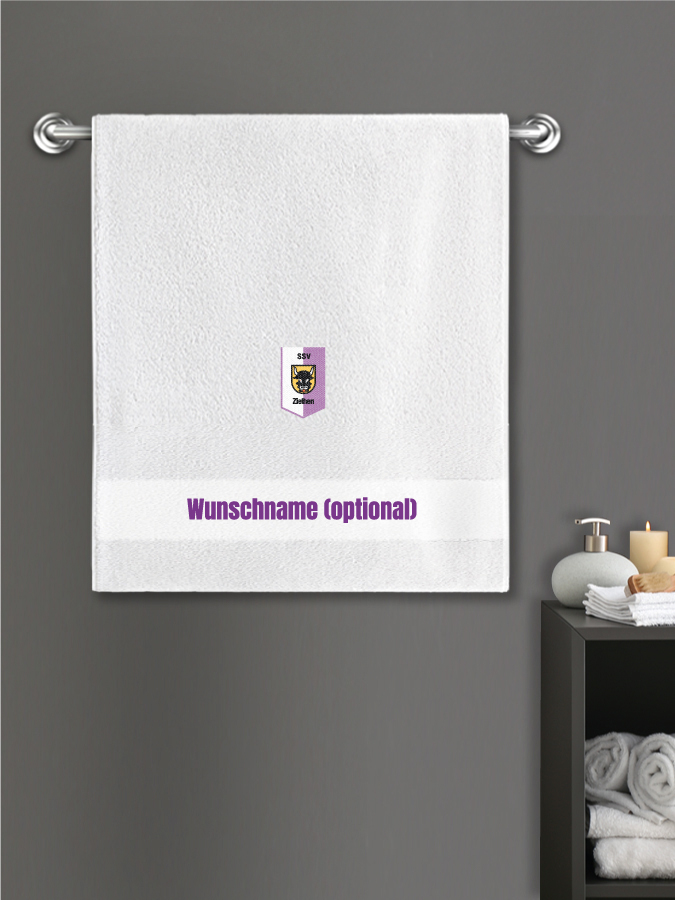 Badehandtuch Team Sticklogo