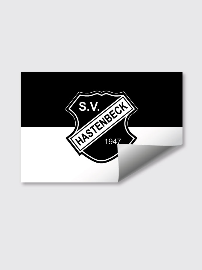 Aufkleber DIN A7 Logo